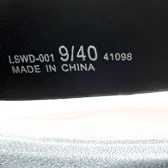 42 Gold Lina Chinese Laundry Ankle Strap Sandal Heels Leather Animal Print - Picture 9 of 11